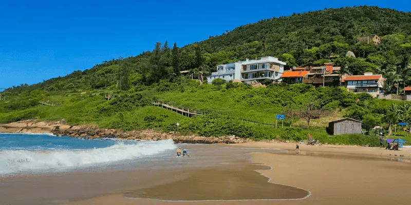 Praia da gamboa garopaba sc