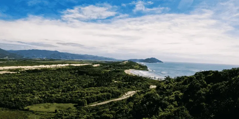 Praia do ouvidor garopaba sc