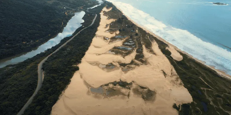 Praia do siriu onde fica